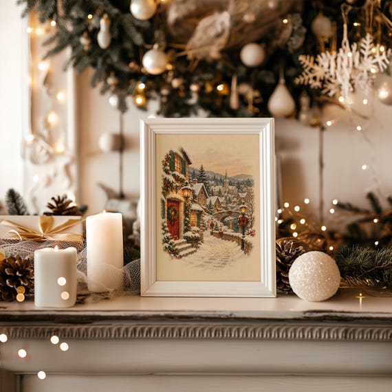 Christmas Village wall art print, view 16