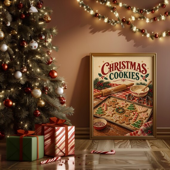 Christmas Cookies wall art print, view 13