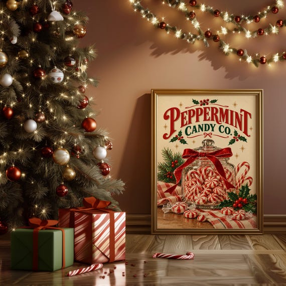 Peppermint Candy wall art print, view 14