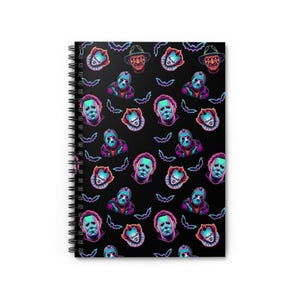 Gothic Spiral Notebook, Halloween Journal, Spooky Note Taker, Dark Aesthetic Supplies, Haunted Writing Gift, Unique School Stationery