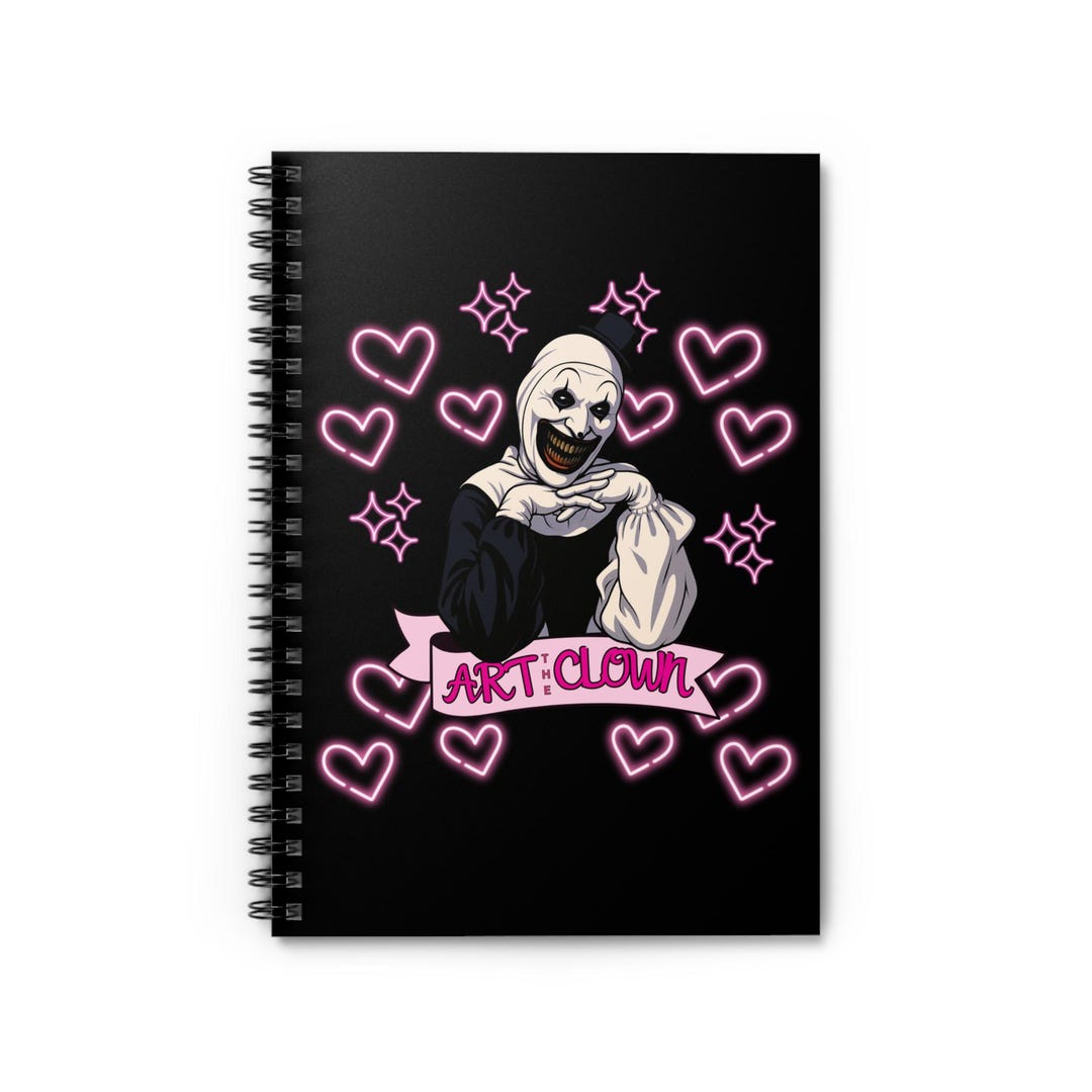 Art Clown Spiral Notebook – Spooky Halloween Sketchbook - Etsy