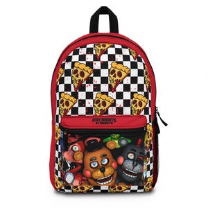 Lustiger und gruseliger Pizzeria-Rucksack, Schule, Reisen, Kinder, Geburtstagsgeschenk, Gamer-Design