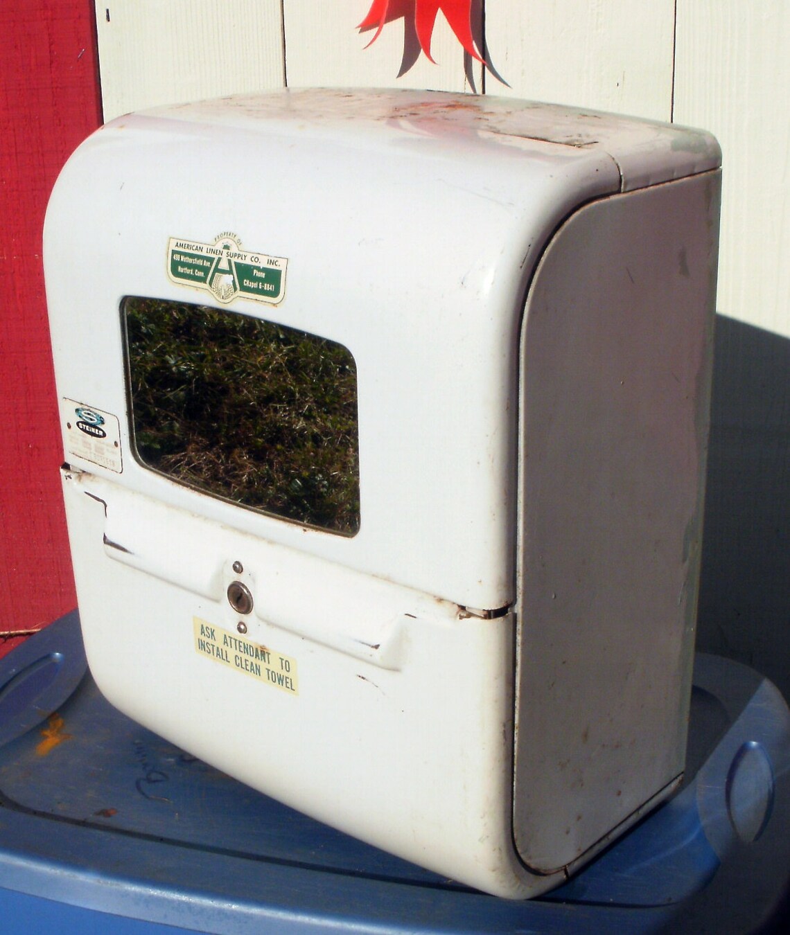 Vintage Industrial Cloth Roll Towel dispenser Man Etsy