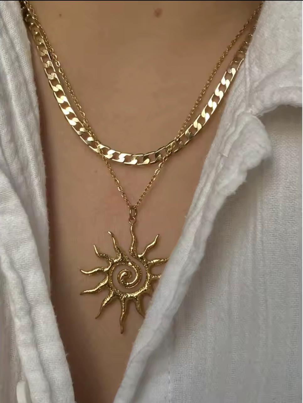 Lot De 30 Pendentifs Soleil En Métal Argenté - Sans Marque - Neufs