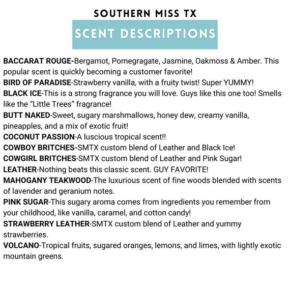 3 for 25  Deal, Hanging Car Freshie, Car Candle, Air Freshener