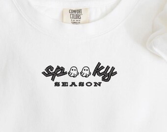 Cute Spooky Season Sweatshirt, Halloween Sweatshirt, Women Halloween Sweatshirt, Cute Fall Sweater, Gift For Halloween, Spooky Season Shirt