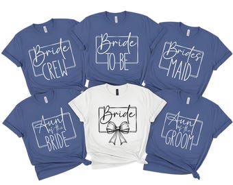 Bachelorette Weekend, Bach Group Tops, Matching Bridesmaids Tees, Personalized Bachelorette Party Shirts, Custom Hen do Party Group T-Shirt,