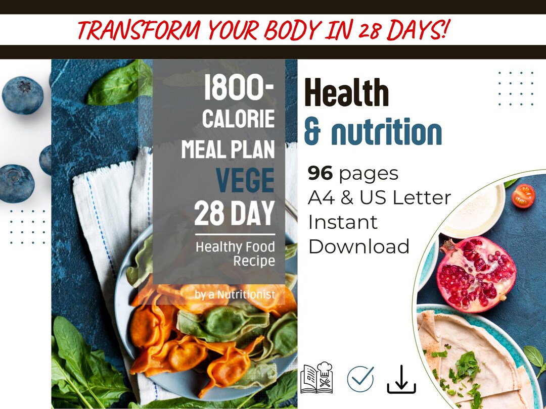 2200-calorie Fat Loss Meal Plan for Women: 4-week Diet (digital