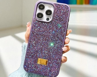 Starluxe GemGlow Handyhülle – Shimmer Glitter Schutzhülle für iPhone 12 bis 16 Pro Max