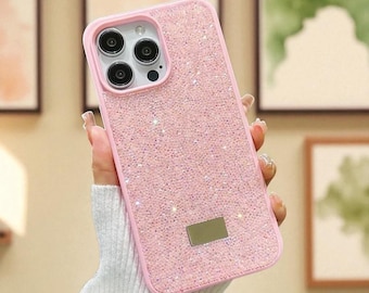 GlimmerGem Sparkle Case – Schimmernde Glitzer-Schutzhülle für iPhone 12 bis 16 Pro Max
