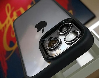 Clear iPhone Case: Metal Bumper, Shockproof Acrylic - iPhone 11 to 16