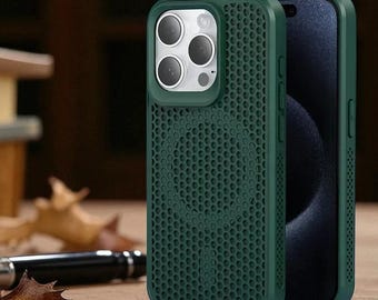 FrostCore Magnetic Case – Cooling Heat-Dissipating Shield for iPhone 11 to 16 Pro Max & Plus