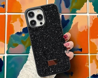 DiamondLuxe Sparkle Case - Schimmernde Glitzer-Schutzhülle für iPhone 12 bis 16 Pro Max