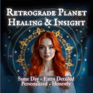Retrograde Planet Healing – Same Day PDF by 10‑Yr Expert Astrologer – Inner Growth, Karmic Healing, Tarot & Energetic Clarity