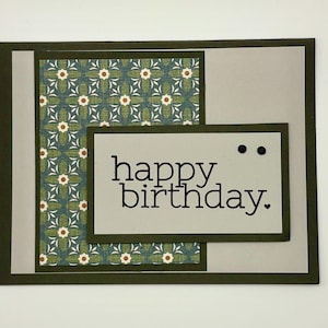Kit de 4 cartes de vœux « Joyeux anniversaire » à faire soi-même
