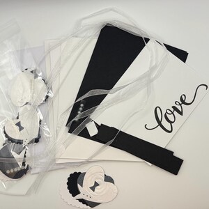 DIY Greeting Card Kit Wedding Love 4 Cards Craft Kit