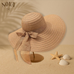 Women&#39;s Rainbow Hat, Color Wide Brim Straw Hat, Fashion Casual Beach Hat, Sun Hat, Summer Hat, Gift for Women, Gift for Her