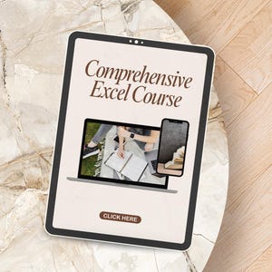 Curso Completo de Excel | Aprenda Fórmulas, Funções, Gráficos, Orçamento e Análise de Dados do Excel | Treinamento em Planilhas no Seu Ritmo