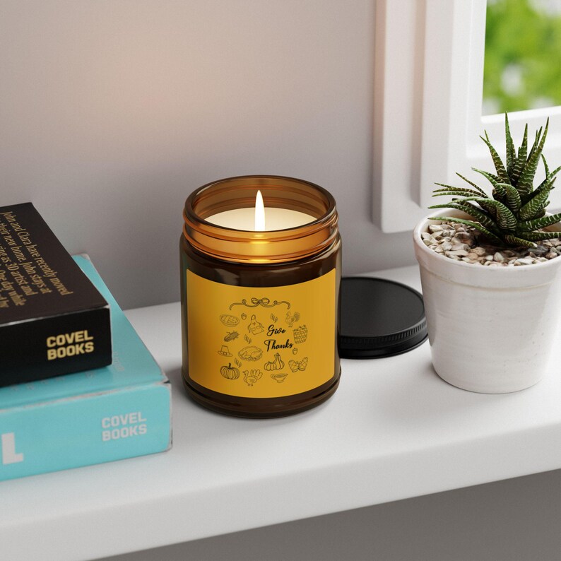 Give Thanks Candle - Thumbnail 4