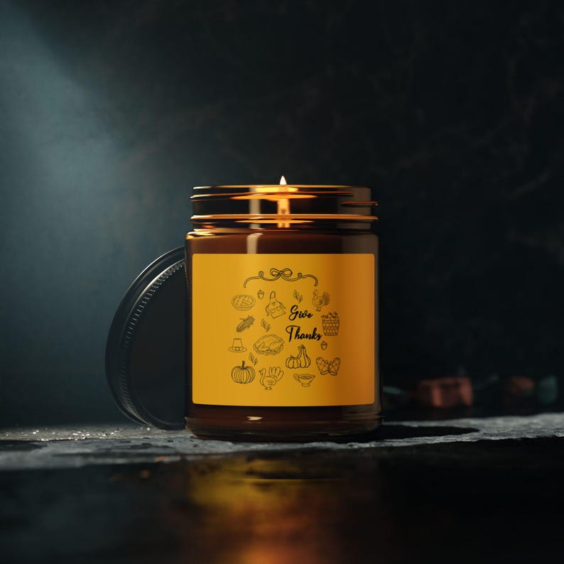 Give Thanks Candle - Thumbnail 3