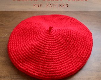 the French Berry Beret Crochet Pattern (PDF only!)
