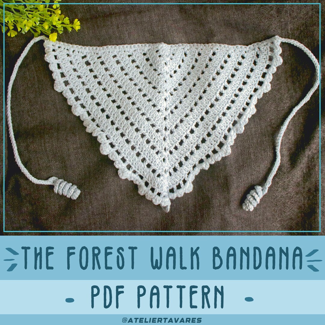 Overstep Walk Pattern The Forest Walk Bandana Crochet PATTERN (PDF Only!) - Etsy