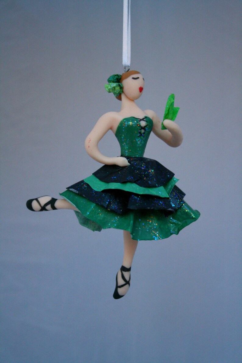 Spanish Ballerina Dancer Ornament from the Nutcracker Hand Etsy
