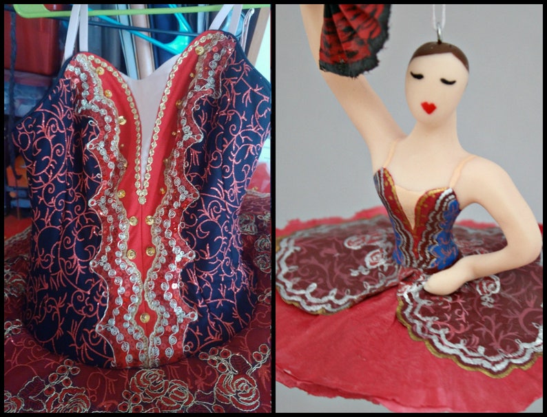 Spanish Ballerina Dancer Ornament from the Nutcracker Etsy