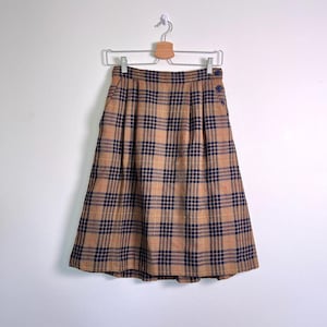 Saia xadrez esportiva vintage Christian Dior