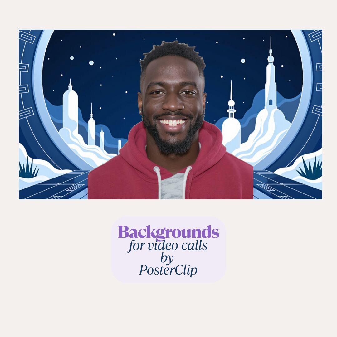 Exiting Space Station -themed Backgrounds for Video Calls for Elevated ...