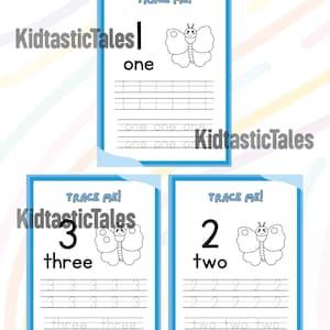 Number Tracing book for kids