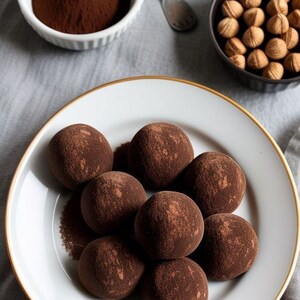 Dark Chocolate Hazelnut Truffles (16 count)