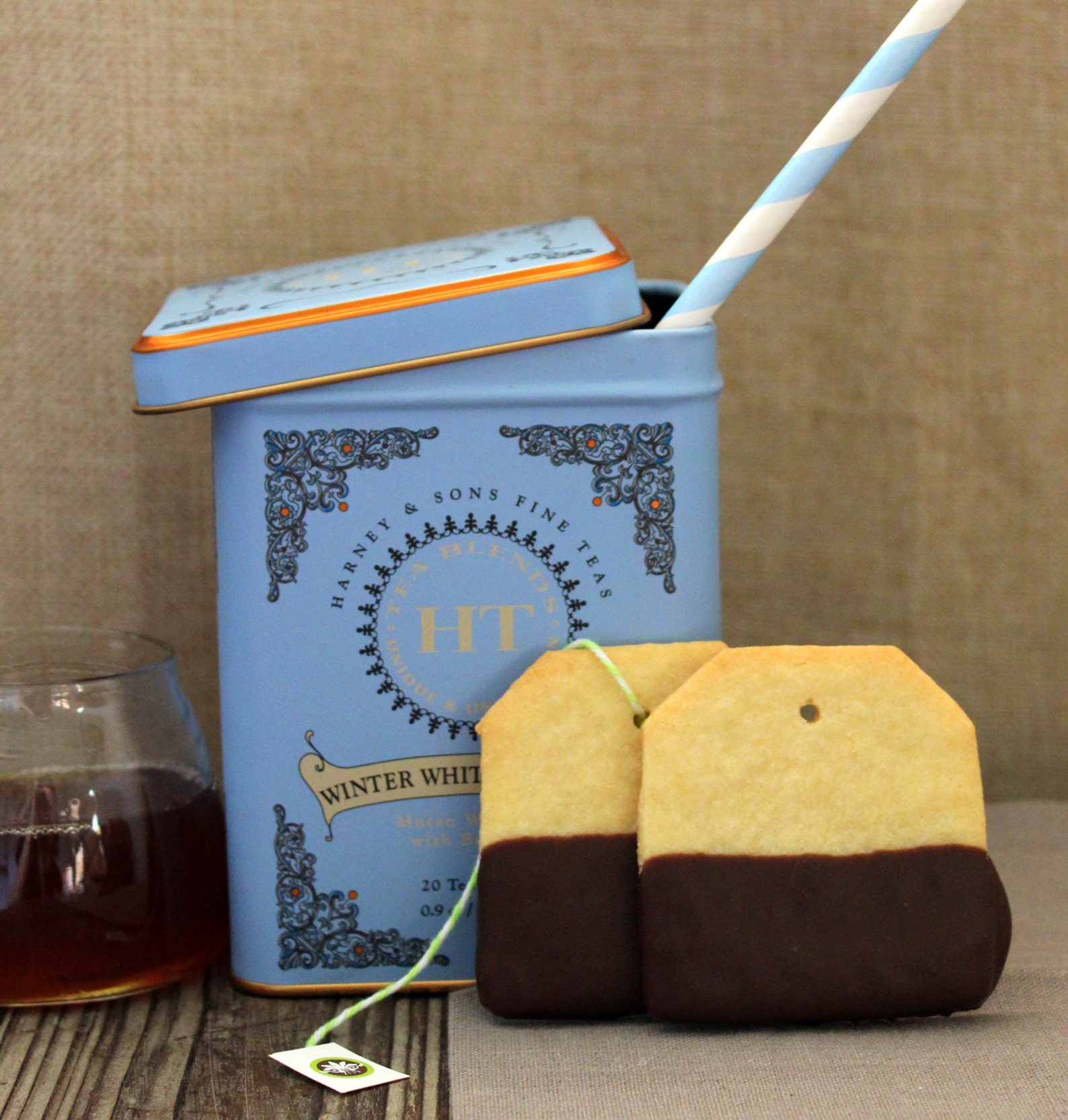 Tea Bag Cookies 12 Count tags Not Included Etsy