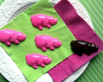 Mini Gourmet Chocolate pigs (30 pieces / aprox. 8oz.)