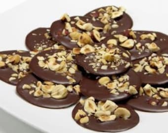 Belgian Chocolate Hazelnut Mendiants (1/2 lb.)