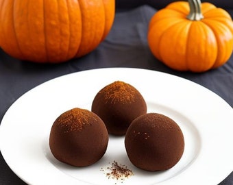Dark Chocolate Pumpkin and Spice Truffles (16 count)