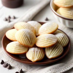 Mini madeleines de chocolate (20 unidades)