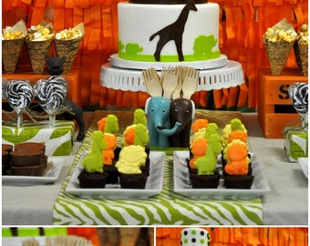 Mini Gourmet Chocolate Jungle animals (aprox. 24 pieces /  8oz.)