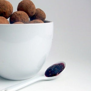 Dark Chocolate Raspberry Truffles 16 count image 2