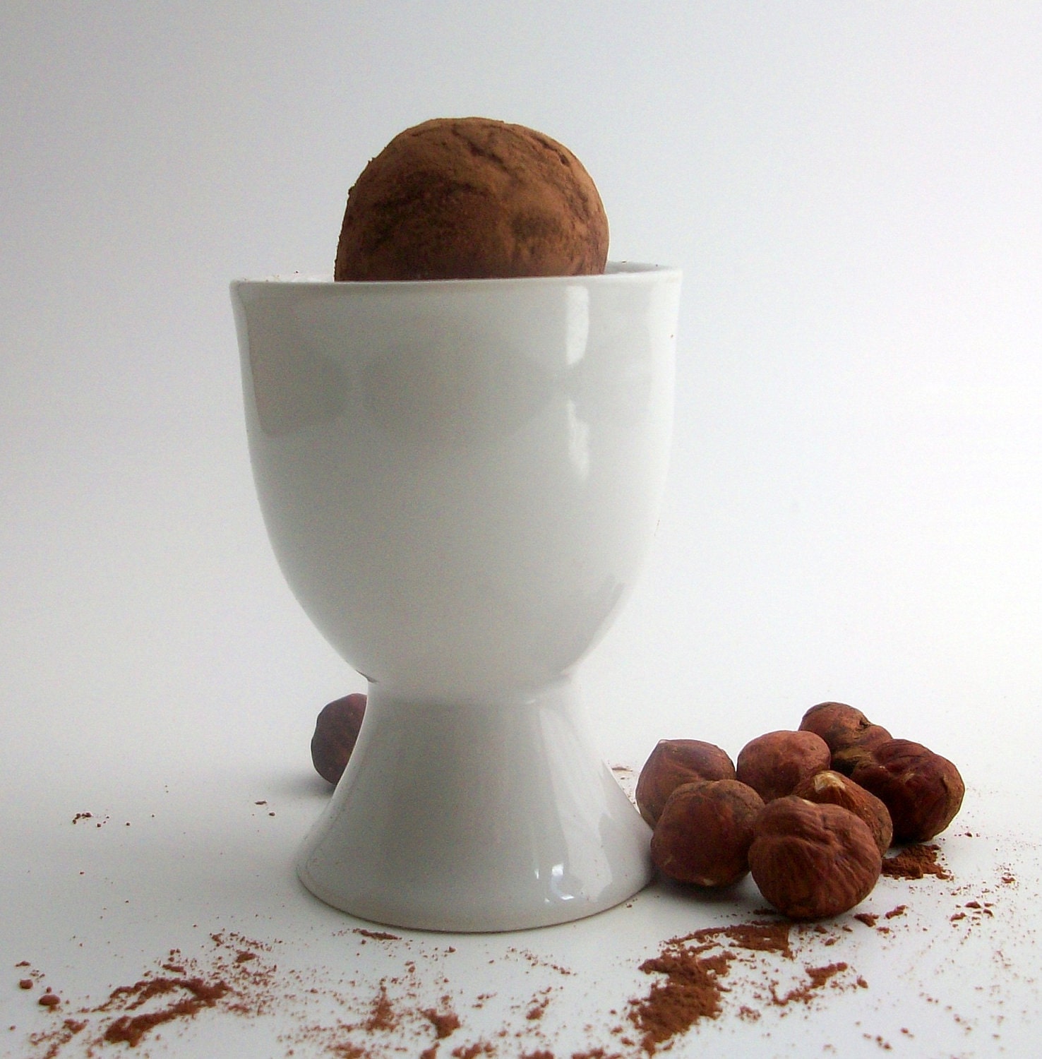 Dark Chocolate Hazelnut Truffles 16 Count Etsy