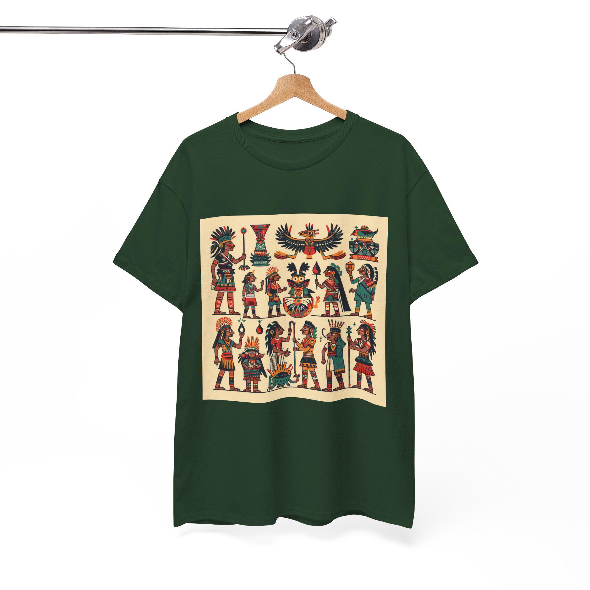 Camiseta De Guerrero Azteca, Indígena Maya, Mexicana - México