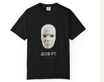 nwo, modify, mask, creepy, streetwear, minimalist, aesthetic, futuristic, black and white, underground, mystery, limited edition, urban fash