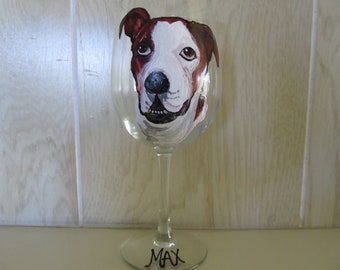 Hand Painted Dog Pet Portrait Glass Your Choice Caricature Custom Cartoon Pet Wine Beer Mug Cat Bird PersonalizedGirls Weekend