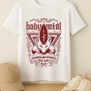 Babymetal Shirt Japanese Metal Band Tee Gimme Chocolate T-shirt Metal Resistance Album Merch Unisex Rock Clothing