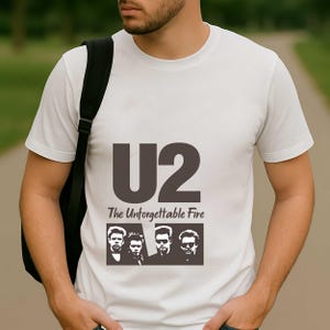U2 Shirt, The Joshua Tree & Achtung Baby Album Tee, The Unforgettable Fire Merch, Unisex Rock Band T-Shirt