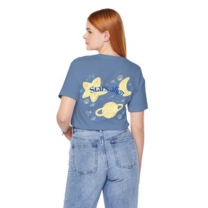 Celestial Vibes Unisex Tee, Stars Align Graphic Tee, Cosmic Theme Shirt, Astrological Gift, Astrology Apparel, Space Lover Fashion
