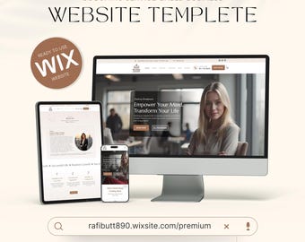 Wix Coaching Template | Wix Website Template Services & Wix Business Template | Wix life Coach template | Wix Website Designs | Wix Theme
