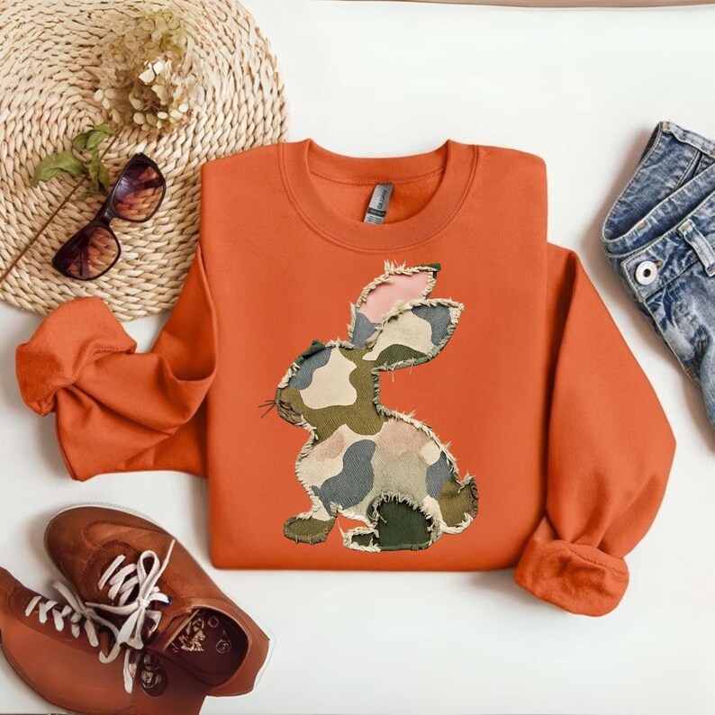 What Bunny Rabbit Camaflouges Camouflage Bunny PNG, Camo Easter Day Clipart, Bunny Faux Patchwork ...