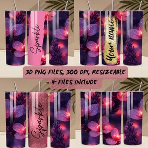 Fügen Sie Ihren eigenen Text, Frühling Floral Tumbler Wrap, 20 Unzen Skinny Floral Tumbler PNG Designs, Blumen Tumbler Wrap, digitaler Download hinzu