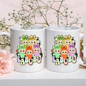LABUBU PNG, LABUBU Character shirt design, Kawaii Monsters Clipart, Trendy Ready to Download Design